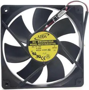 Original ADDA AD1212LB-A71GL DC12V 0.24A 12CM 12025 power supply mute cooling fan Original ADDA AD1212LB-A71GL DC12V 0.24A 12CM 12025 power supply mute cooling fan