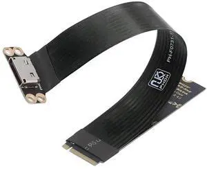 2280 NGFF PCI-E4.0 M.2 M-key to Oculink SFF-8612 SFF-8611 Host Cable 15cm for NVME U.2 SSD eGPU 2280 NGFF PCI-E4.0 M.2 M-key to Oculink SFF-8612 SFF-8611 Host Cable 15cm for NVME U.2 SSD eGPU