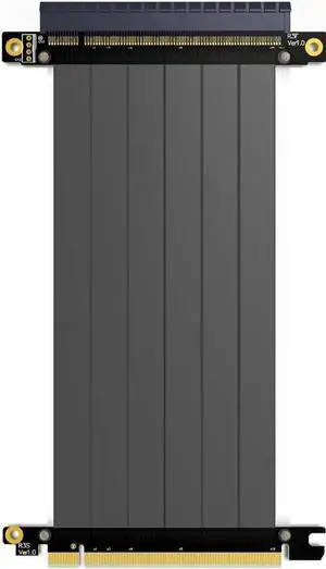 PCI-E X16 to 16X 3.0 Male to Female Riser Extension Cable Graphics Card Computer Chassis PCI Express Extender Ribbon 128G/Bps (R33SF 20CM) PCI-E X16 to 16X 3.0 Male to Female Riser Extension Cable Graphics Card Computer Chassis PCI Express Extender Ribbon 128G/Bps (R33SF 20CM)