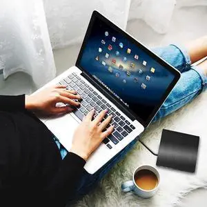 Portable External CD DVD Drive, External CD DVD Drive USB 3.0, Rewriter Reader Writer Burner, Portable CD+/-RW CD-ROM DVD-ROM Optical Drive Player for Laptop,PC,Mac 10,OS,Windows 10/8/7/XP,Linux