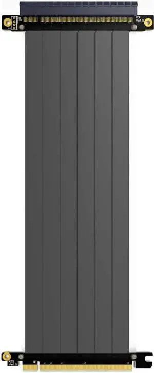 PCI-E X16 to 16X 3.0 Male to Female Riser Extension Cable Graphics Card Computer Chassis PCI Express Extender Ribbon 128G/Bps (R33SF 40CM)