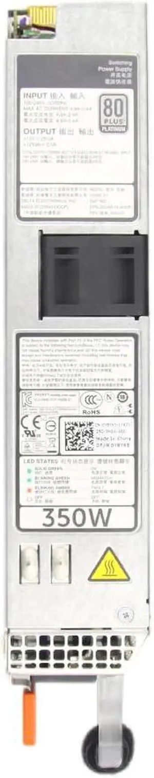 For D-ELL R320 R420 Server Power Supply 350W L350E-S1 0P7GV4 0Y8Y65