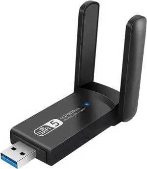 Wifi Dongle, Wireless USB Wifi Adapter 1200Mbps Dual Band 2.4G/5G USB 3.0 Wifi Stick Mini Wireless Network Card for PC Desktop Laptop, Support Windows 10/8/7/Vista/XP/2000, Linux, Mac Os X 10