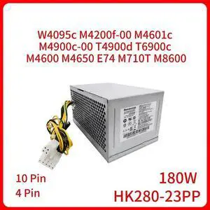 180W HK280-23PP Server Power Supply Adapter for W4095c M4200f-00 M4601c M4900c-00 T4900d T6900c 10PIN 4PIN