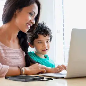 [Upgraded] External CD DVD Drive, USB 3.0 Type-C Portable Optical Superdrive Burner Player Writer CD DVD +/- RW, Compatible with Windows 10 8 7 XP Vista Mac OS System for Mac Pro Air iMac Laptop