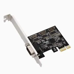 PCI-E 1 Serial port card pcie to COM9 pin RS232 Industrial control serial port expansion card AX99100 chip