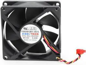 8cm original Tron FD8025B12W11-3R21A 8025 80mm DC12V 5.4W server inverter axial cooling fan 80*25mm 3 wires case cooler