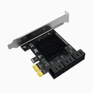 Desktop PCI-EX4 SATA3.0 hard disk expansion card SSD 6-port SATA 6G to PCIE adapter card