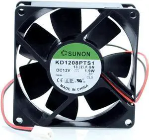 1pcs KD1208PTB1-13. (2). GN 8025 8CM 80mm 12V 1.9W double ball bearing cooling fan for SUNON