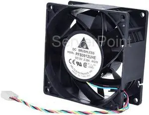 Well Tested PFB0912UHE 12V 2.35A 90x90x38mm 4-Pin DC Brushless Cooling Fan