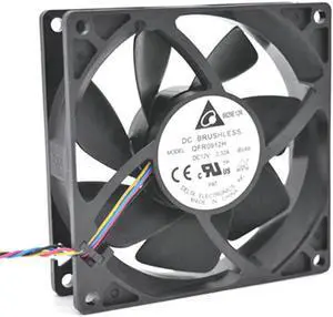 New Delta QFR0912H DC 12V for AMD FX8350PWM CPU fan 9cm 9025 9225 double ball case cooler