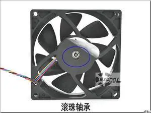 New Delta QFR0912H DC 12V for AMD FX8350PWM CPU fan 9cm 9025 9225 double ball case cooler
