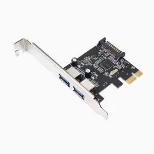 PCI-E to usb3.0 Expansion card 2-port high-speed desktop USB3.0 expansion card ASM1042 2-port USB
