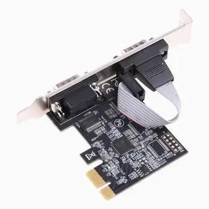 PCI-E 2 Serial port card pcie to COM9 pin RS232 Industrial control serial port expansion card AX99100 chip PCI-E 2 Serial port card pcie to COM9 pin RS232 Industrial control serial port expansion card AX99100 chip
