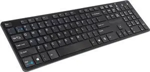 Kensing-ton KP400 K72322US Black Micro USB Wired / Wireless Standard Switchable Keyboard