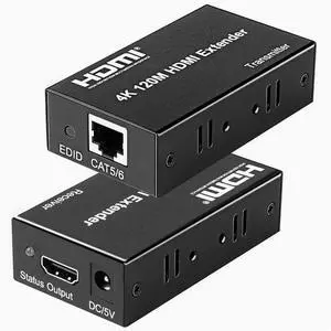 HDMI extender Single cable rj45 to hdmi signal amplifier 120 m 4K HD network cable transmission