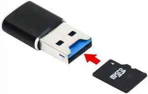 SM USB 3.0 to Micro SD SDXC TF Card Reader Writer Adapter 5Gbps Super Speed for Car Laptop