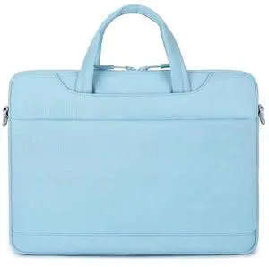 For 15-15.6 inch Laptop Multi-function Laptop Single Shoulder Bag Handbag For 15-15.6 inch Laptop (Light Blue) Black