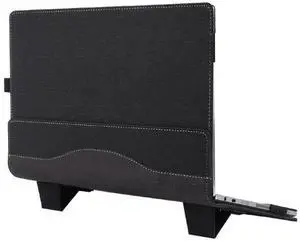 15.6 inch Leather Laptop Anti-Fall Protective Case With Stand For Samsung Galaxy Book Pro 360 (Black)