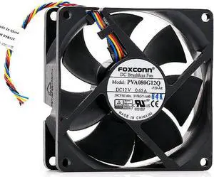 New original Foxconn PVA080G12Q 8025 12V 0.65A 4-pin PWM CPU fan with large air volume