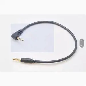 Suitable for Maple Flute Saramonic SmartMixer microphone with original bend 3.5MM mobile phone audio cable