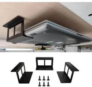 Under Desk Laptop Tablet Mini PC Storage Stand Metal Invisible Tray Rack, Height: 4.8cm