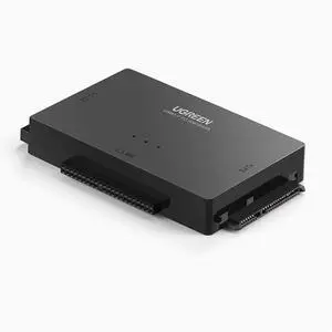 UGREEN IDE/SATA to USB3.0 Easy drive cable, external desktop hard drive with power supply, 2.5/3.5-inch notebook mechanical ssd solid-state drive, optical drive reader