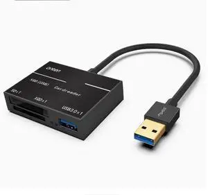 ONTEN XQD card USB3.0 high-speed card reader, camera DSLR SD card reader, compatible with SONY M/G series memory card USB flash drive reader