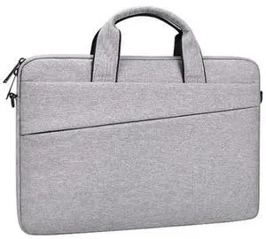 ST03S 15.6 inch Universal Double Side Pockets Wearable Oxford Cloth Soft Handle Portable Laptop Tablet Bag (Grey)