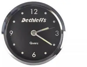 8cm DETHLEFFS F333 movement quartz watch Glass cover tabletop decoration Hour clock