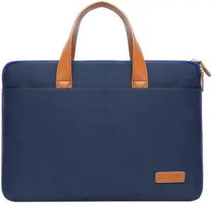 For MacBook 15.6-16.1 Inches MAHOO 10188 Ultra-Thin Hand Computer Bag Messenger Laptop Bag, Color:Dark Blue Dark Blue