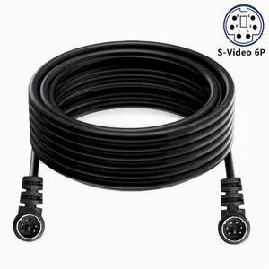 S-Video Straight head MID 6pin 6-core copper PS extension cable PS2 adapter cable to keyboard and mouse port