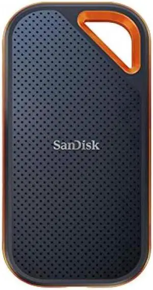 San-Disk 1TB Extreme PRO Portable SSD - Up to 2000MB/s - USB-C, USB 3.2 Gen 2x2, IP65 Water and Dust Resistance, Updated Firmware - External Solid State Drive - SDSSDE81-1T00-G25