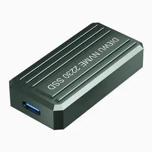 All-aluminum NVMe M.2 SSD box M2 to USB3.1 Typec