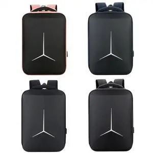 Multifunctional Waterproof Business Sports Laptop Backpack with USB Port 15 inch (Pink)