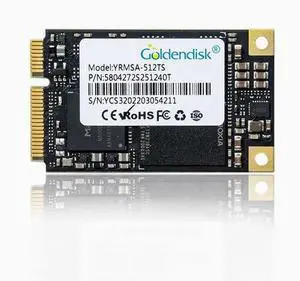 Goldendisk MSATA 3.0SSD enterprise-level solid-state drive with a read speed of 550MB/S, desktop server hard drive, Changjiang granules 128GB