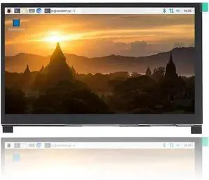 7 inch Touchscreen Monitor LCD HDMI Display Monitor 1024x600 HD IPS HDMI Display Compatible with Raspberry Pi 3B+/4B with Stand-H Drive-Free