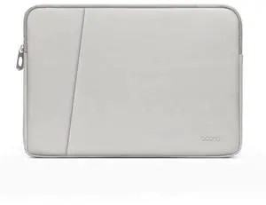 Baona BN-Q004 PU Leather Laptop Bag, Colour: Double-layer Gray, Size: 16/17 inch Gray 16/17 inch