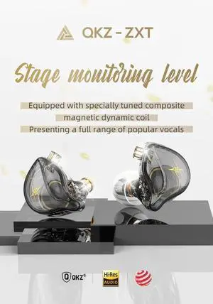 Newest QKZ ZXT MT1 In Ear Earphone Dynamic DJ Monitor IEM Ea Newest QKZ ZXT MT1 In Ear Earphone Dynamic DJ Monitor IEM Ea