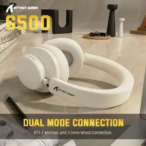ATTA SHARK G500 Bluetooth Active Noise Cancelling Over-ear H
