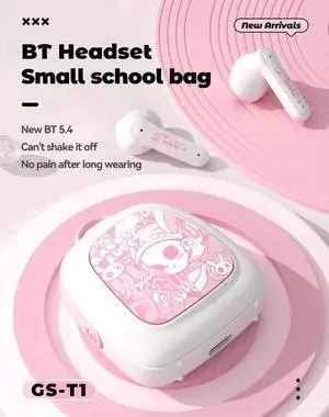 HaaYot School Bag Cute Wireless Earbuds,True TWS Bluetooth H