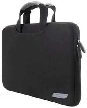 15.6 inch Portable Air Permeable Handheld Sleeve Bag for Laptops, Size: 41.5x30.0x3.5cm (Black)