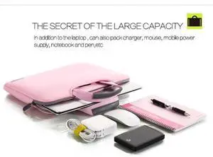 15.6 inch Portable Air Permeable Handheld Sleeve Bag for Laptops, Size: 41.5x30.0x3.5cm (Black)