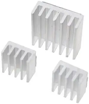 3 in 1 Cooling Heatsink Aluminium Heat Sink Pad Shims for Raspberry Pi 3 / 2