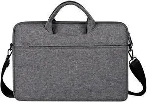 ST01S Waterproof Oxford Cloth Hidden Portable Strap One-shoulder Handbag for 14.1 inch Laptops (Dark Gray)