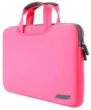 15.6 inch Portable Air Permeable Handheld Sleeve Bag for Laptops, Size: 41.5x30.0x3.5cm (Magenta)
