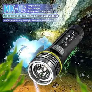 Seafrogs Underwater Diving Torch 100 Meter IP68 Waterproof G