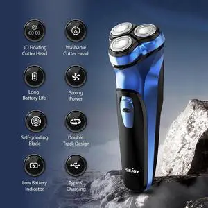 Sejoy Electric Razor for Men Rechargeable Electric Shavers R