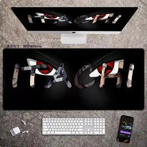 Anime NARUTO mouse pad Extended Gaming Mouse Pad with Stitched Edges, Large Mouse pad with Non-Slip Rubber Base for Work & Gaming, Office & Home