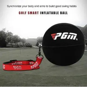 PGM Inflatable Golf Smart Ball Trainer Portable Swing Arm Co